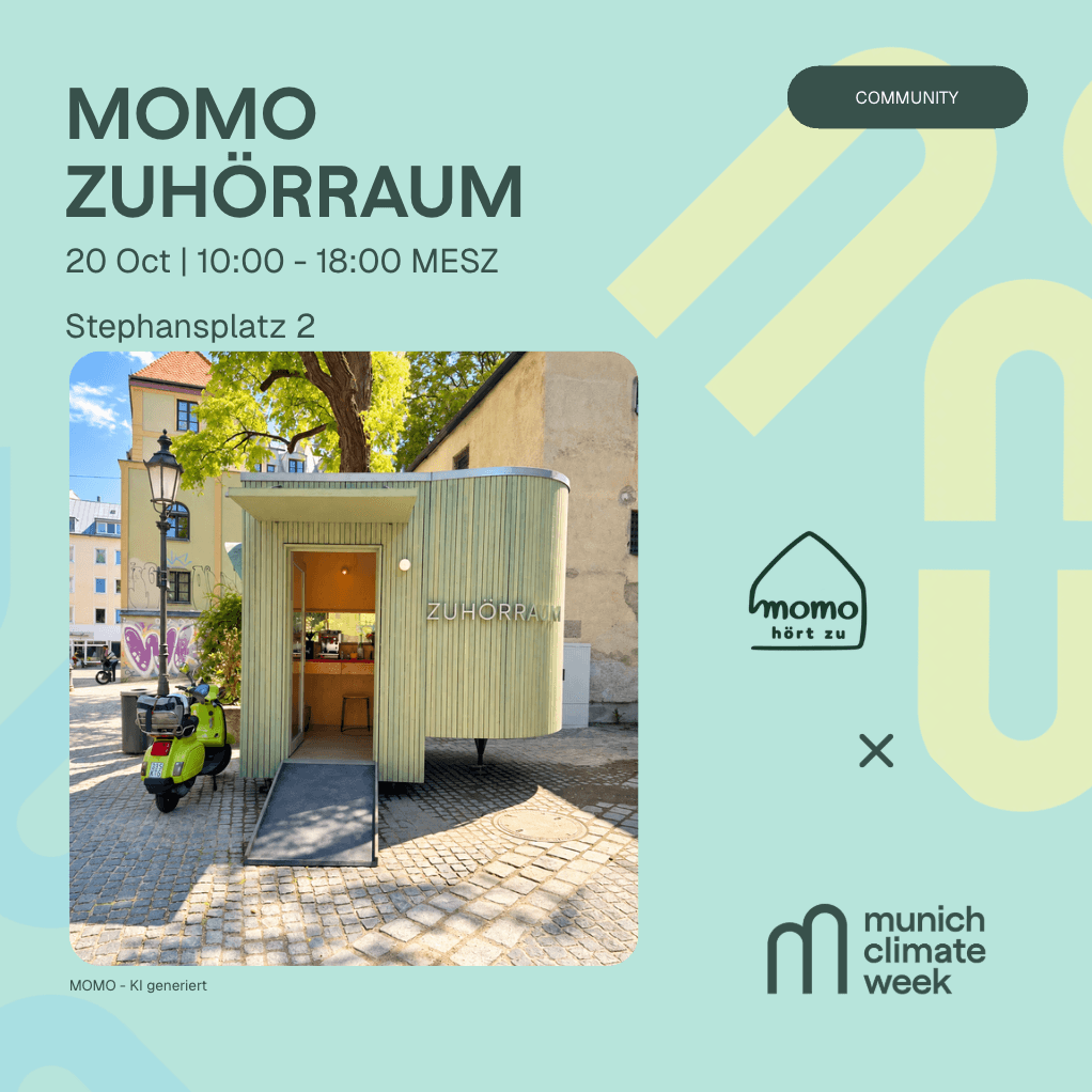 MOMO ZUHÖRRAUM: Climate starts with Listening
