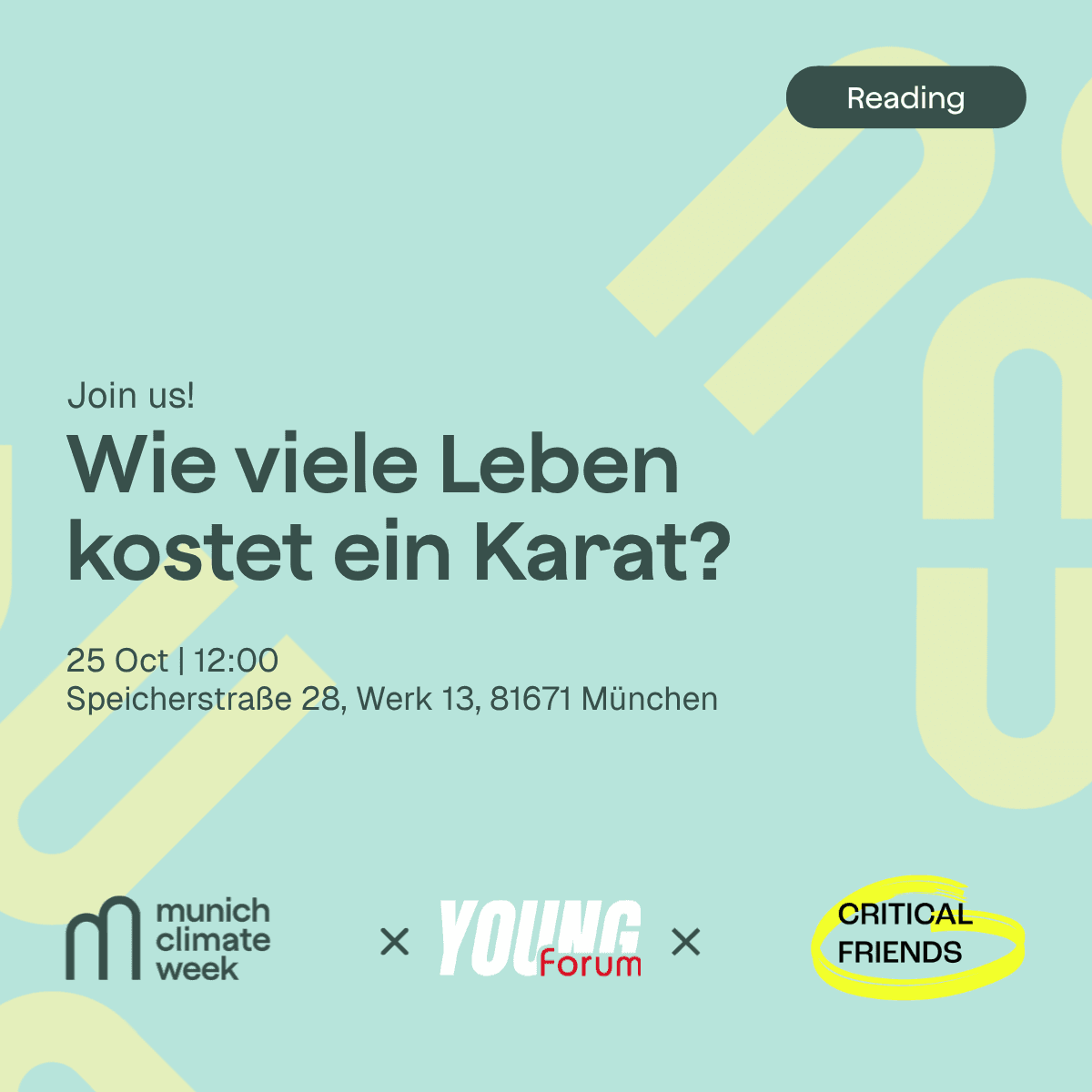 Wie viele Leben kostet ein Karat? Lesung mit Unternehmerin & Autorin Guya Merkle über Gold, Macht, Kapital und globale Ungerechtigkeit🏅📚