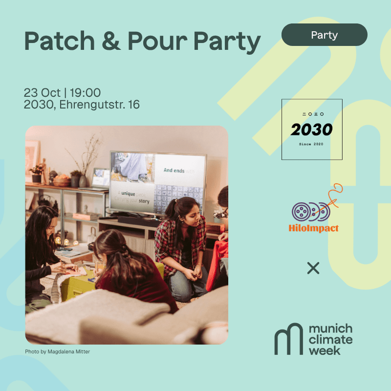 Circular Fashion & Textiles- Patch & Pour Party