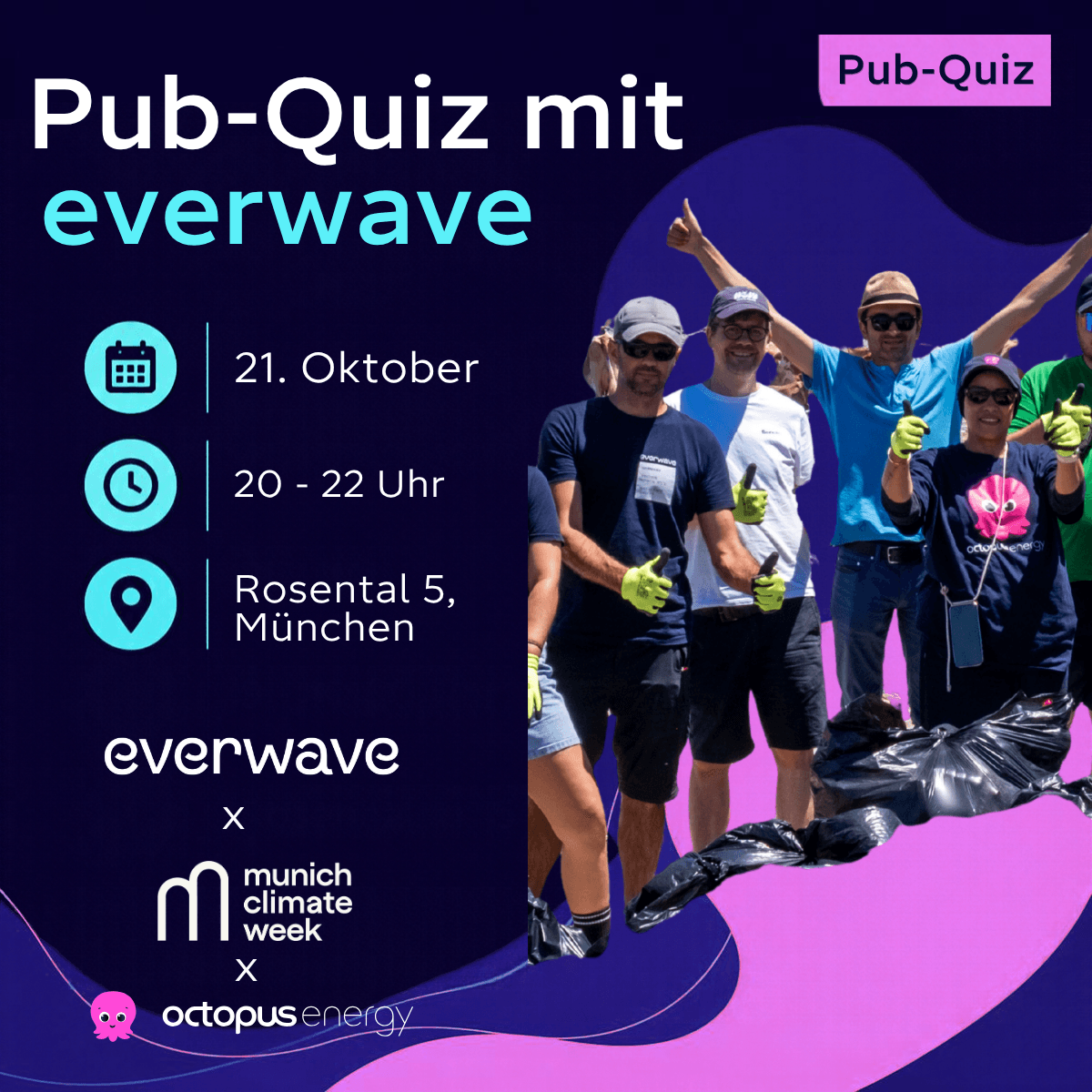 Kluge Köpfe, klare Meere: Pub-Quiz mit everwave