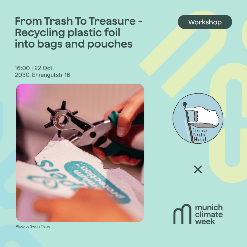 From Trash To Treasure - Recycling plastic foil into bags and pouches