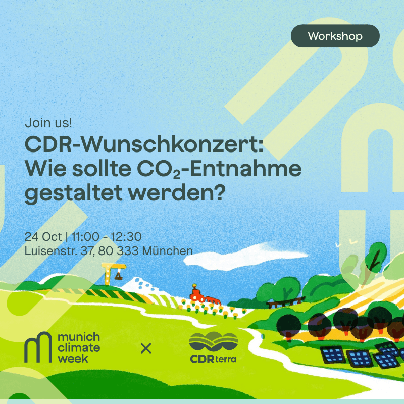 CDR-Wunschkonzert: Wie sollte CO₂-Entnahme gestaltet werden?