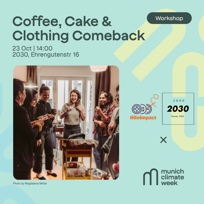 Circular Fashion & Textiles- Coffee, Cake & Clothing Comebacks