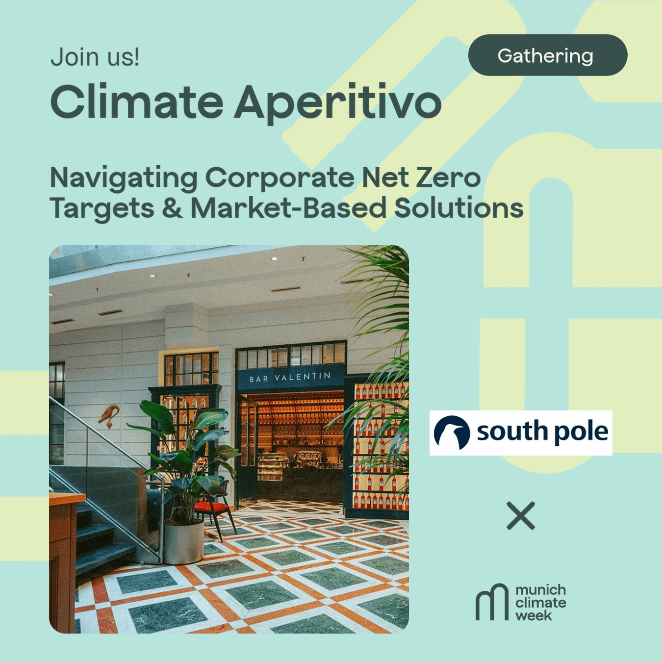Climate Aperitivo for Sustainability Leaders: Navigating Corporate Net Zero Targets & Market-Based Solutions