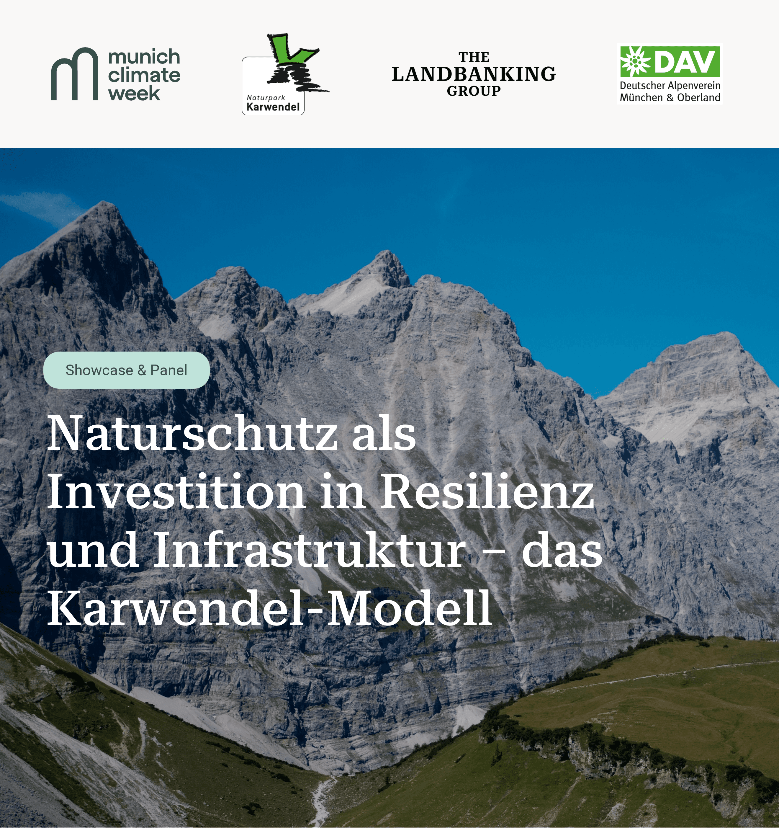 Naturschutz als Investition in Resilienz und Infrastruktur – das Karwendel-Modell