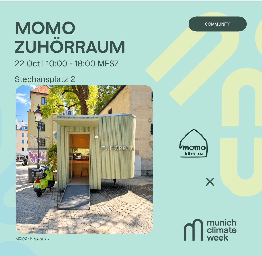 MOMO ZUHÖRRAUM: Climate starts with Listening