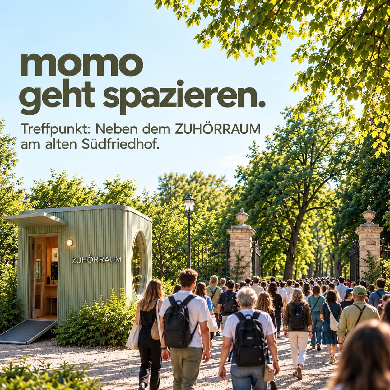 MOMO geht spazieren: Climate starts with Connection