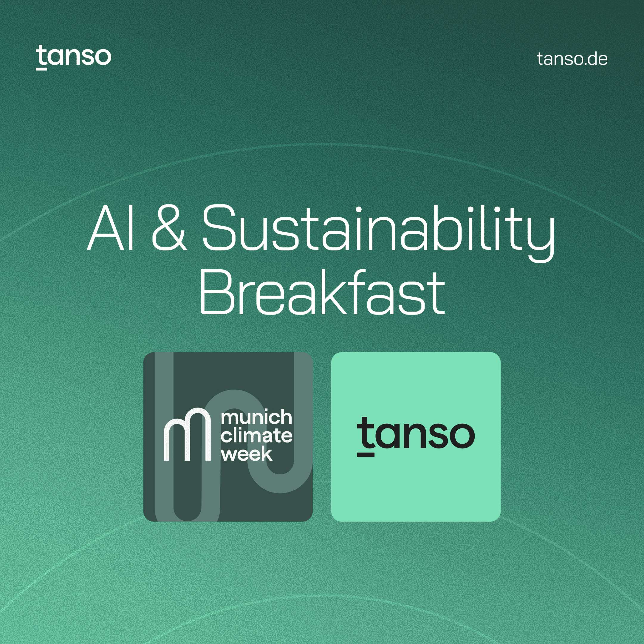 Tanso AI & Sustainability Breakfast