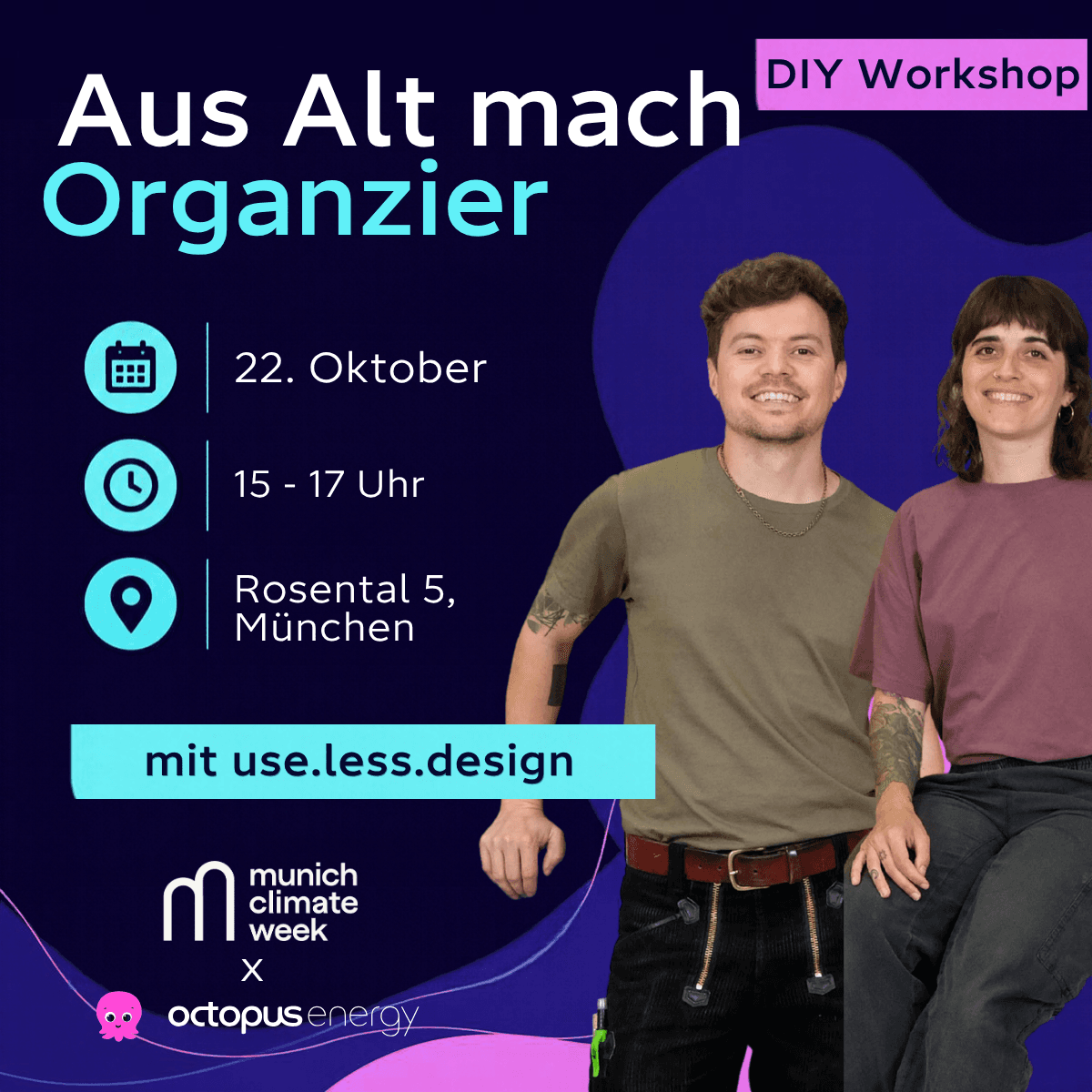 Aus Alt mach Organizer: DIY Workshop mit use.less.design