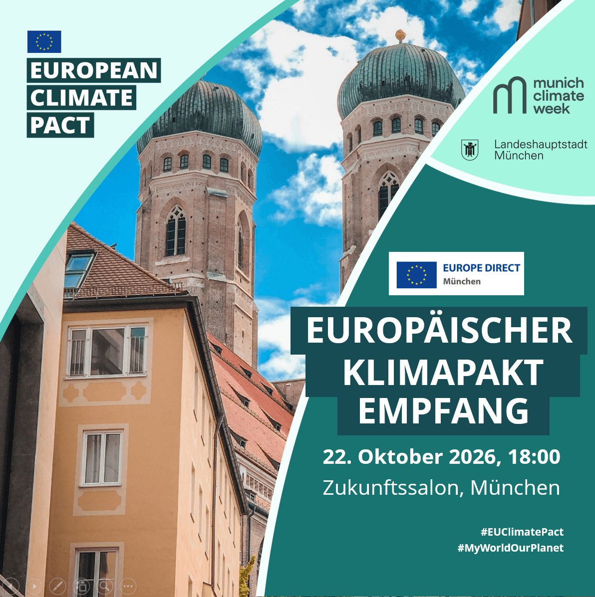 European Climate Pact Reception (Europäischer Klimapakt Empfang)