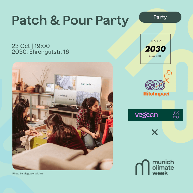 Circular Fashion & Textiles- Patch & Pour Party