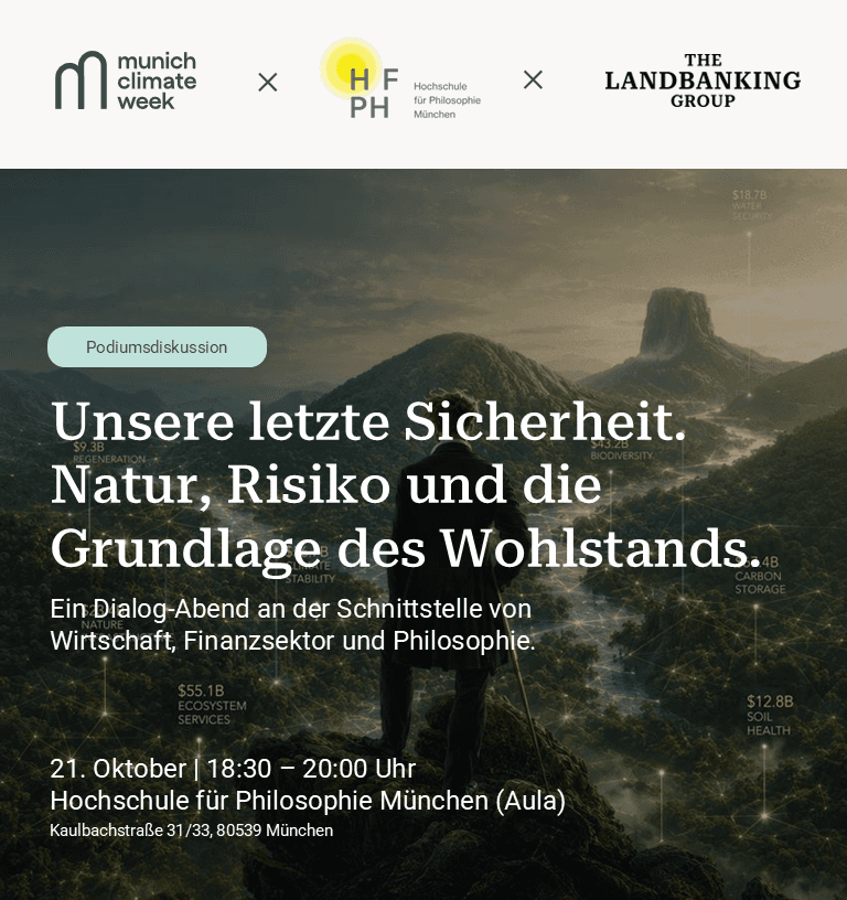 Unsere letzte Sicherheit. Natur, Risiko und die Grundlage des Wohlstands.