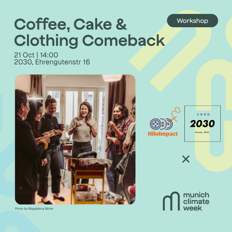 Circular Fashion & Textiles - Coffee, Cake & Clothing Comebacks