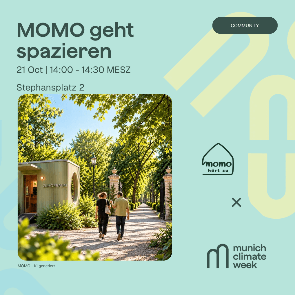 MOMO geht spazieren: Climate starts with Listening