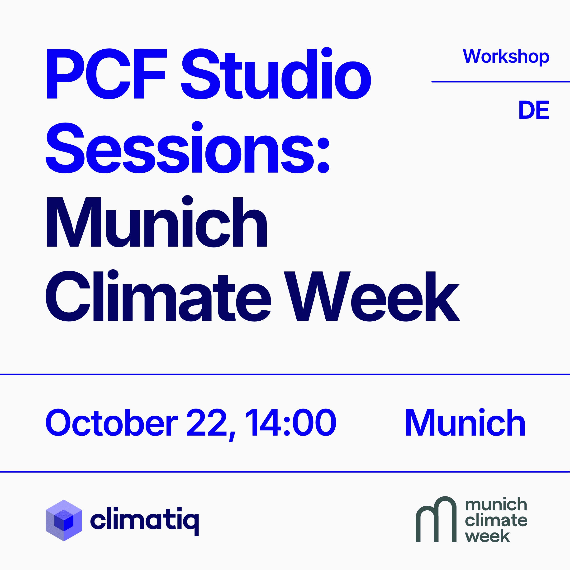 PCF Studio Sessions: Climatiq (Deutsch)