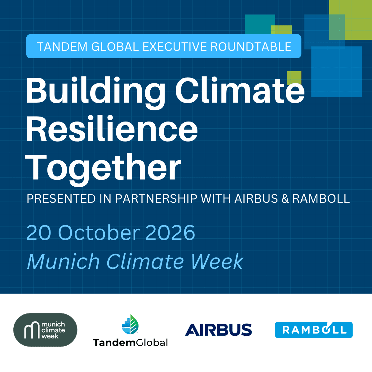 Building Climate Resilience Together, Presented in Partnership with Airbus and Ramboll