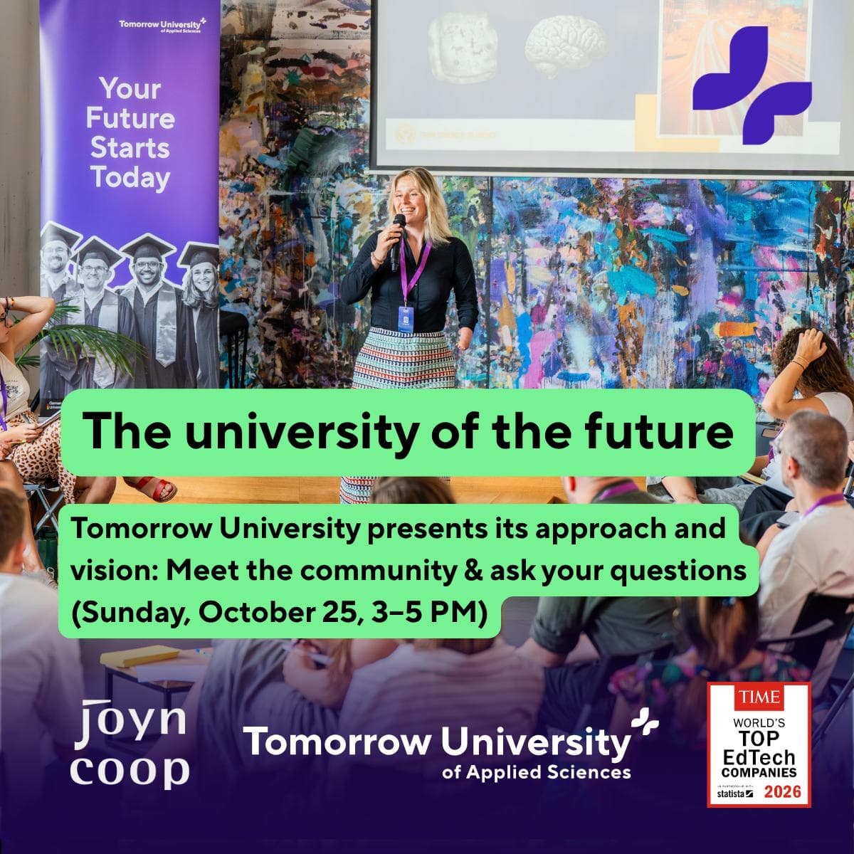 What does the University Of The Future Look Like? Tomorrow University presents its Approach & Vision ✨